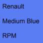 Preview: Renault, Medium Blue, RPM.